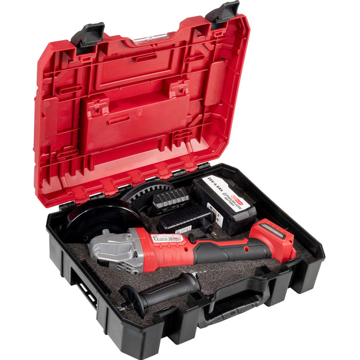 BATTERY BRUSHLESS ANGLE SAVER RAIDER PRO RDP-PBAG20 20 V, CASE, 125 mm, 4.00 Ah, NUMBER OF BATTERIES 1