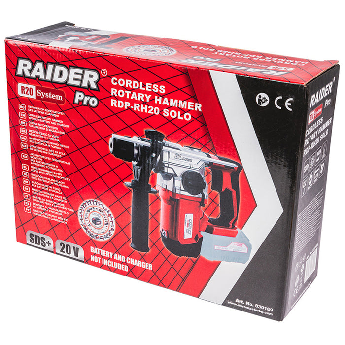 BATTERY BRUSHLESS PERFORATOR RAIDER PRO RDP-RH20 20 V, 2.20 J, SDS PLUS, WITHOUT BATTERY AND CHARGER
