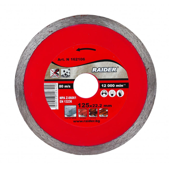 DISC DIAMOND F110MM WET RAIDER