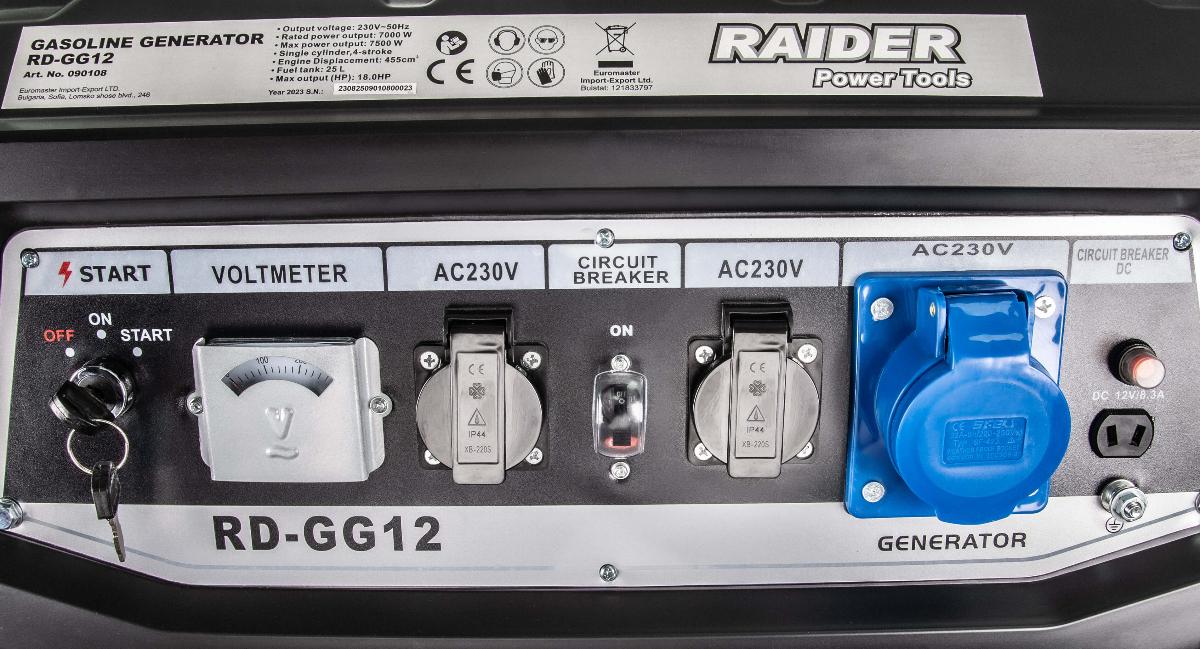 GASOLINE GENERATOR 7.5kW RD-GG12