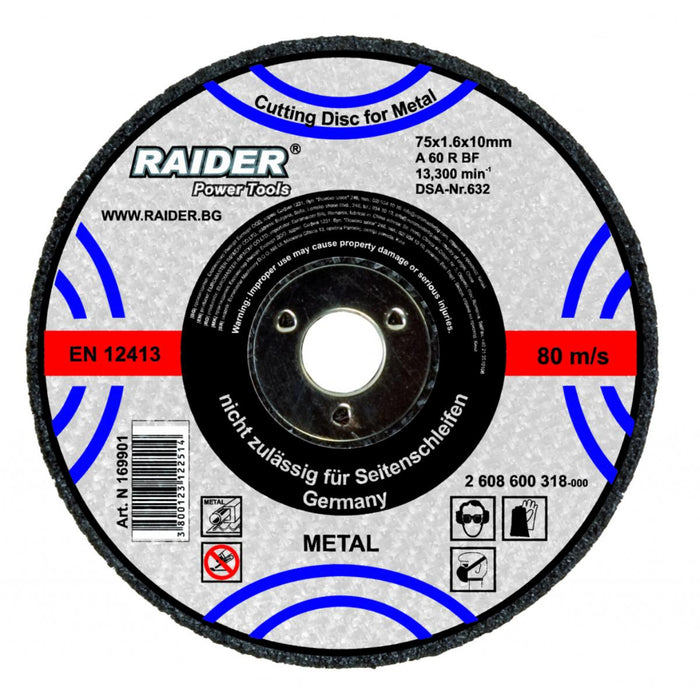 DISC FOR METAL 125/1.6/22.2 RAIDER