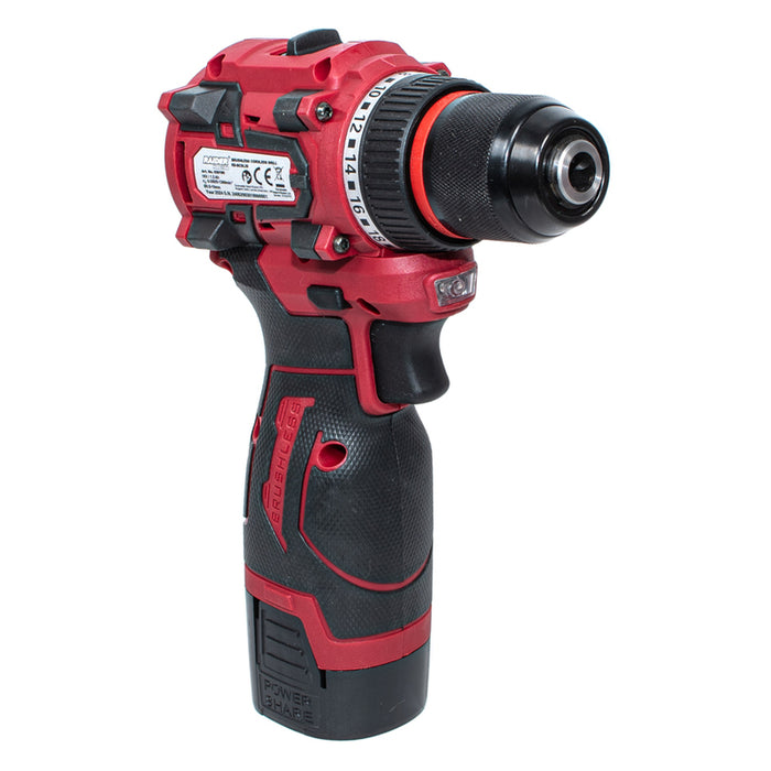 BATTERY BRUSHLESS DRILL RAIDER RD-BCDL39 16 V, 30.00 nm, 1.50 Ah, SUITCASE