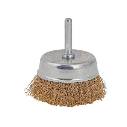 RAIDER BRASS PLATED STEEL DRILL BRUSH