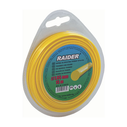 CORD FOR TRIMMER PROFILE ROUND RAIDER 1.65 MM 15 M