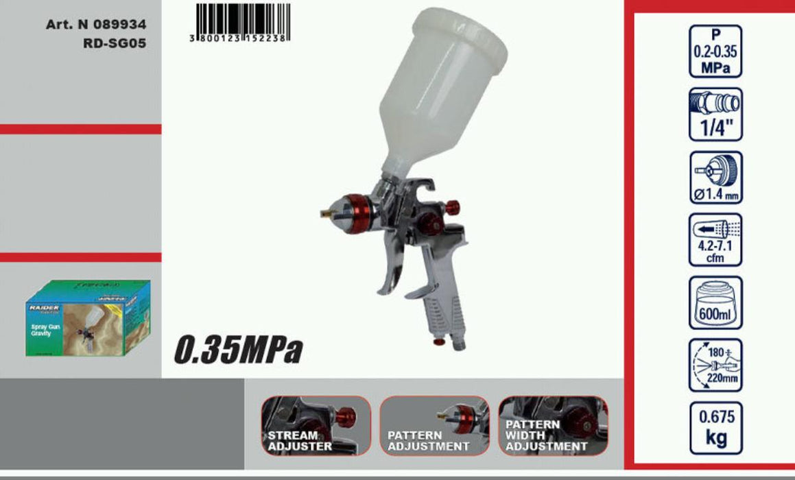 PAINT GUN 600ML RD-SG05