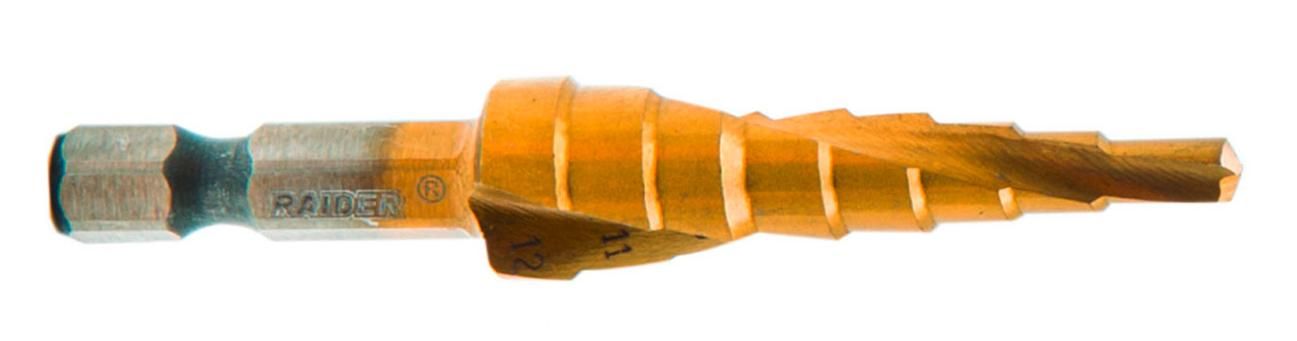 STEP DRILL HEX 1/4'' ?4-12 MM