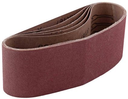 SANDING PADS FOR BELT GRINDERS 75X533 MM R 120 5 PCS RAIDER