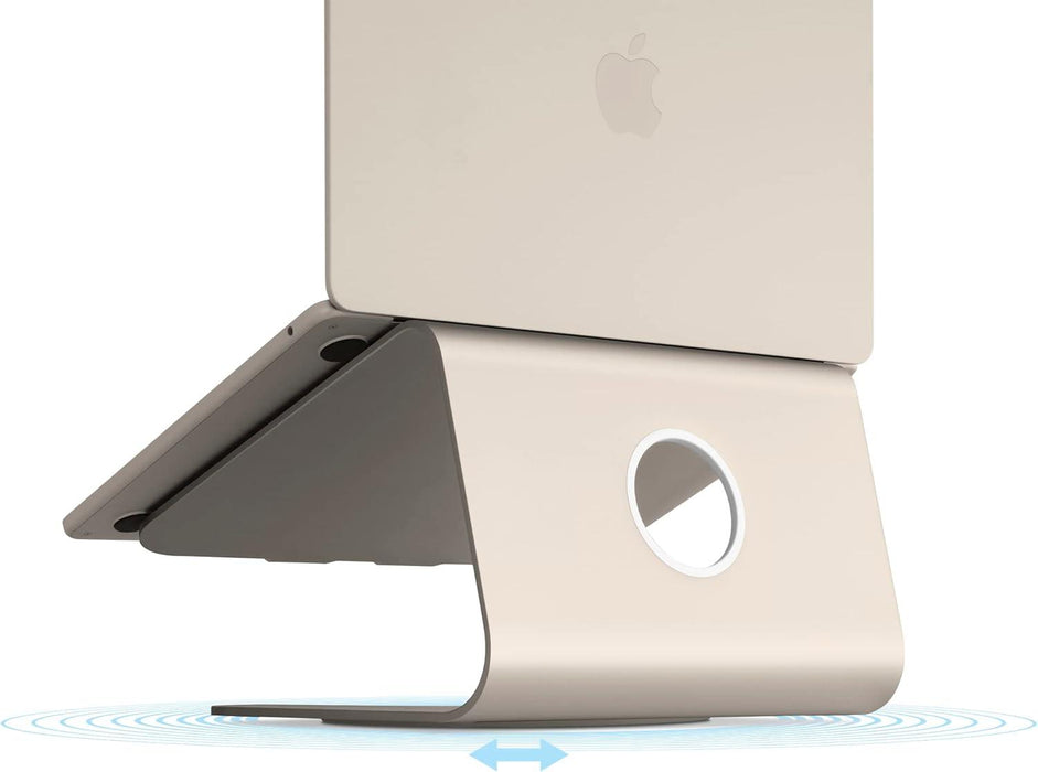 Rain Design mStand360 with Swivel Base Laptop Stand - Starlight