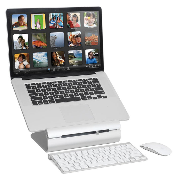 Rain Design iLevel 2 Height Adjustable Laptop Stand, Silver