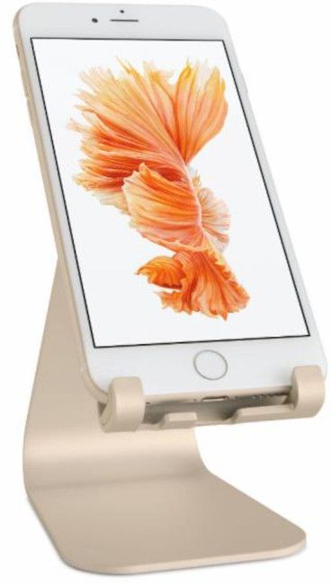 Stand for phone or tablet Rain Design mStand mobile, Gold