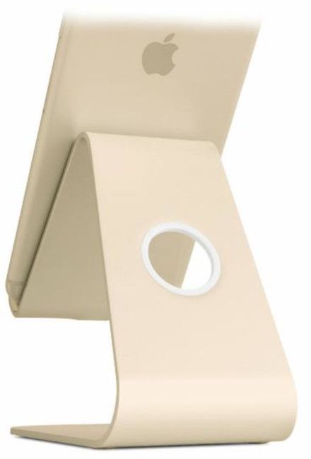 Stand for phone or tablet Rain Design mStand mobile, Gold