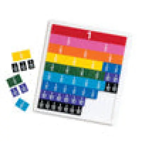 Rainbow Fraction Tiles With Tray Learning Resources LER 0615 - Educational and interactive<<<Toys<<<InnproXML