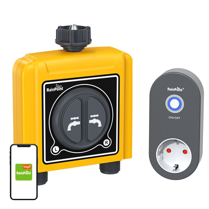 RainPoint 2-zone irrigation controller with app