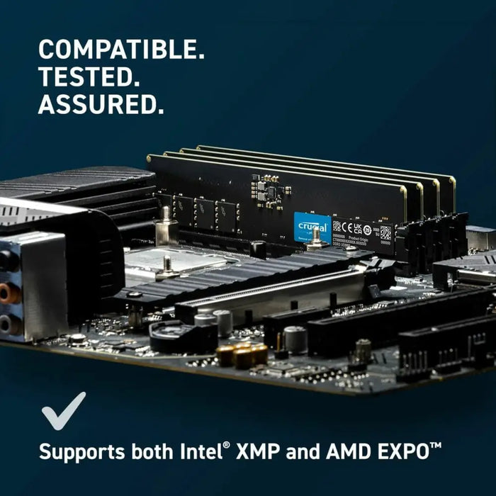 RAM Memory Crucial CT8G56C46U5 8 GB DDR5 SDRAM DDR5 5600 MHz - Компютър Мрежи и компоненти<<<Компютри|
