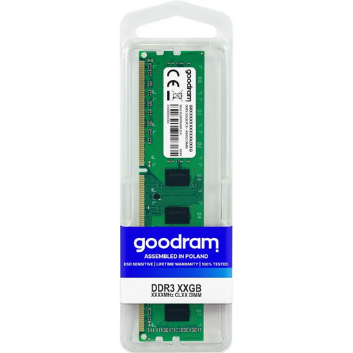 RAM Memory GoodRam GR1333D364L9S/4G CL9 4 GB - DIMM (DDR III)PAM-DR3<<<Memory devicesPAM<<<ActionPL&&&Компютър Мрежи и