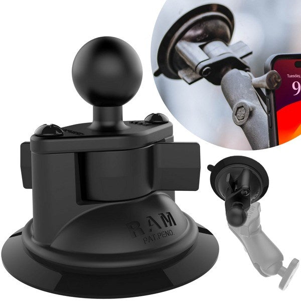 RAM Mount RAM-B-224-1U Suction cup for windshield/dashboard Black