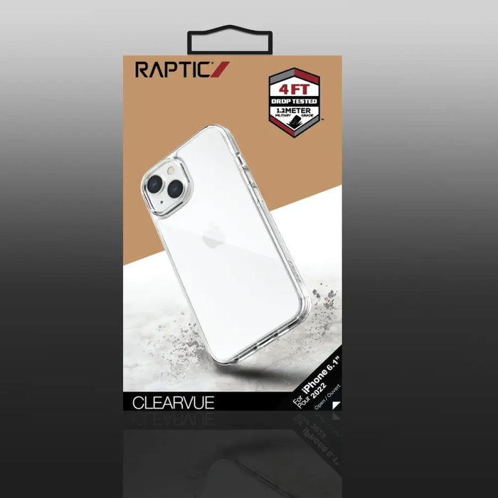 Raptic X-Doria Clearvue Case iPhone 14 back cover clear - Cell phone cases and covers<<<HurtelXML