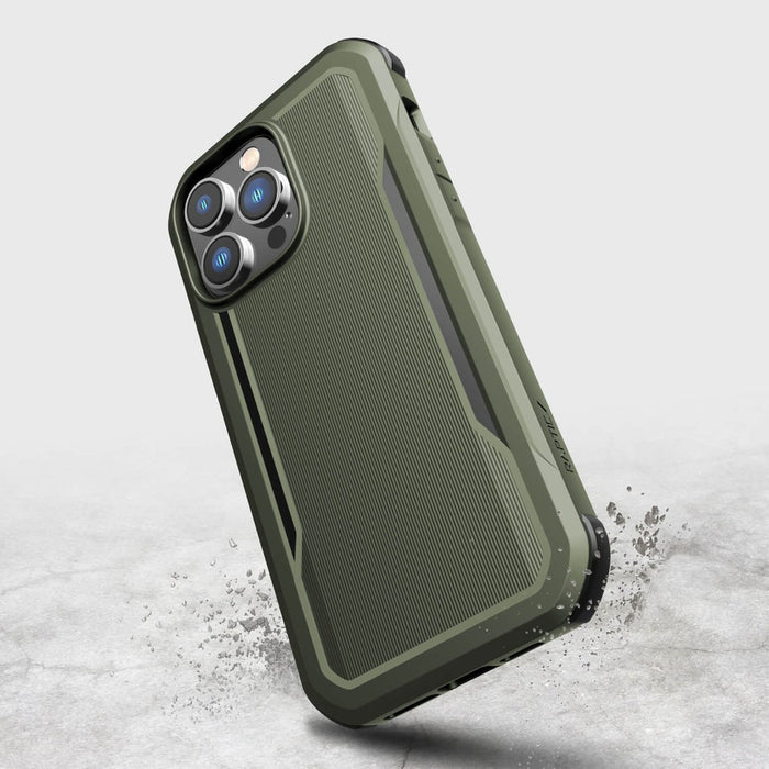 Raptic X-Doria Fort Case iPhone 14 Pro Max with MagSafe armored cover green