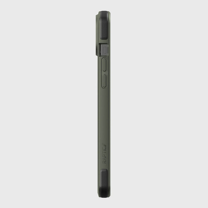 Raptic X-Doria Secure Case iPhone 14 with MagSafe armored cover green