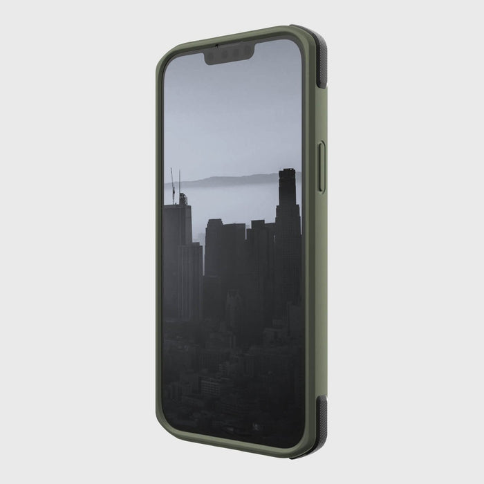 Raptic X-Doria Secure Case iPhone 14 Plus with MagSafe armored cover green