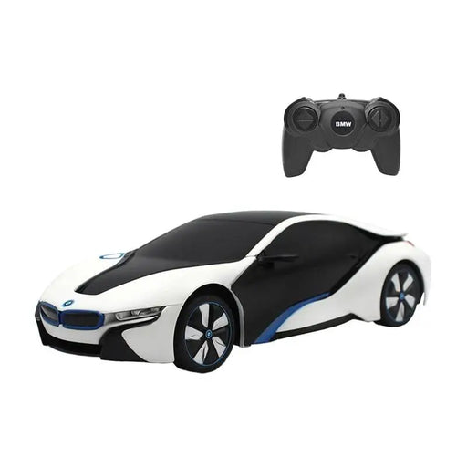 RASTAR R/C 1:24 BMW i8 remote controlled car- UV-sensitive (white and yellow) - Remote-controlled