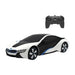 RASTAR R/C 1:24 BMW i8 remote controlled car- UV-sensitive (white and yellow) - Remote-controlled