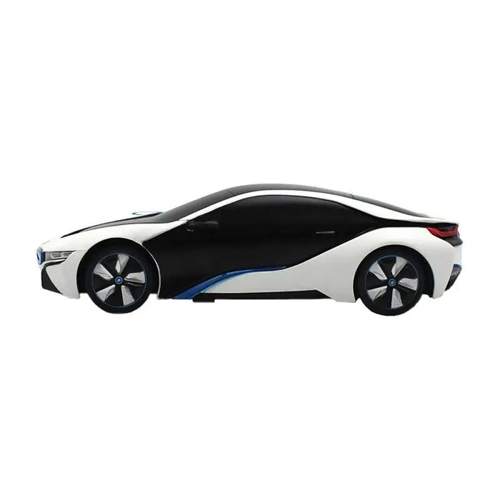 RASTAR R/C 1:24 BMW i8 remote controlled car- UV-sensitive (white and yellow) - Remote-controlled