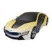 RASTAR R/C 1:24 BMW i8 remote controlled car- UV-sensitive (white and yellow) - Remote-controlled