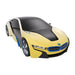 RASTAR R/C 1:24 BMW i8 remote controlled car- UV-sensitive (white and yellow) - Remote-controlled