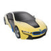 RASTAR R/C 1:24 BMW i8 remote controlled car- UV-sensitive (white and yellow) - Remote-controlled