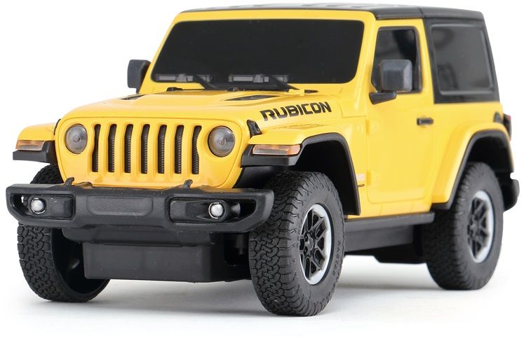Кола с дистанционно управление Rastar - Jeep Wrangler Rubicon JL, 1:24, асортимент