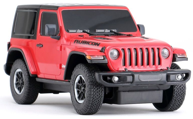 Кола с дистанционно управление Rastar - Jeep Wrangler Rubicon JL, 1:24, асортимент