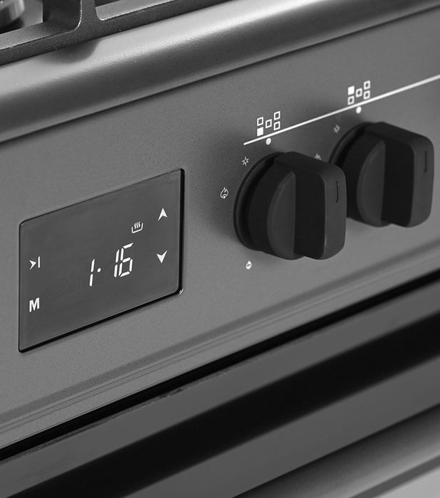 Ravanson KWGE-K90 Cheff Modern Black gas and electric cooker (black)