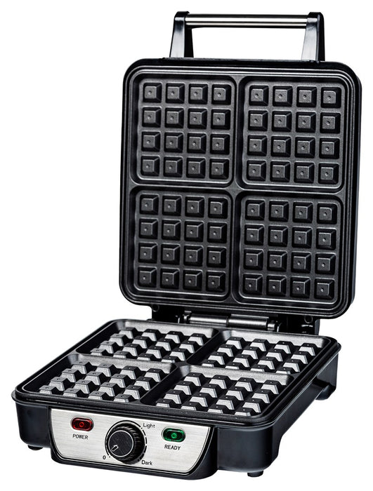 Waffle iron Ravanson GR-7030 (1100W; black)