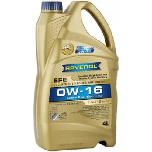 RAVENOL EXTRA FUEL ECONOMY EFE 0W-16 4L - АВТОМОБИЛНИ МАСЛА<<<MaxCar