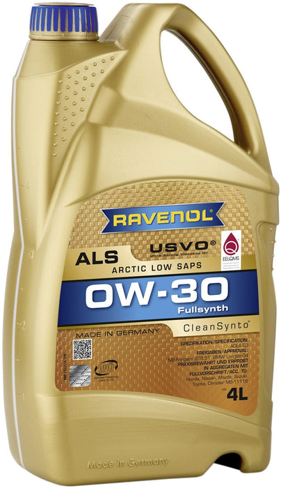 RAVENOL ARCTIC LOW SAPS ALS 0W-30 4L