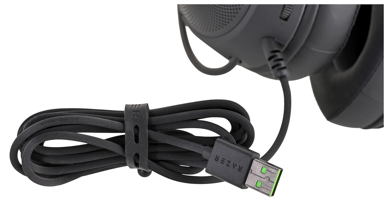 Razer Kraken V3 X RGB Wired Black - wired gaming headphones - REFURBISHED (black)
