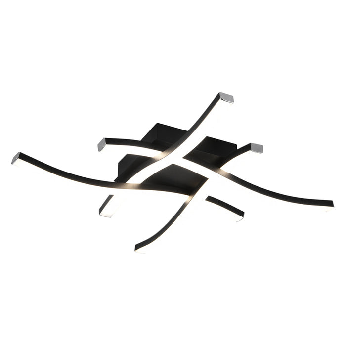 LED CEILING LIGHT 4X5W 4000K 4X500LM BLACK REALITY ROUTE