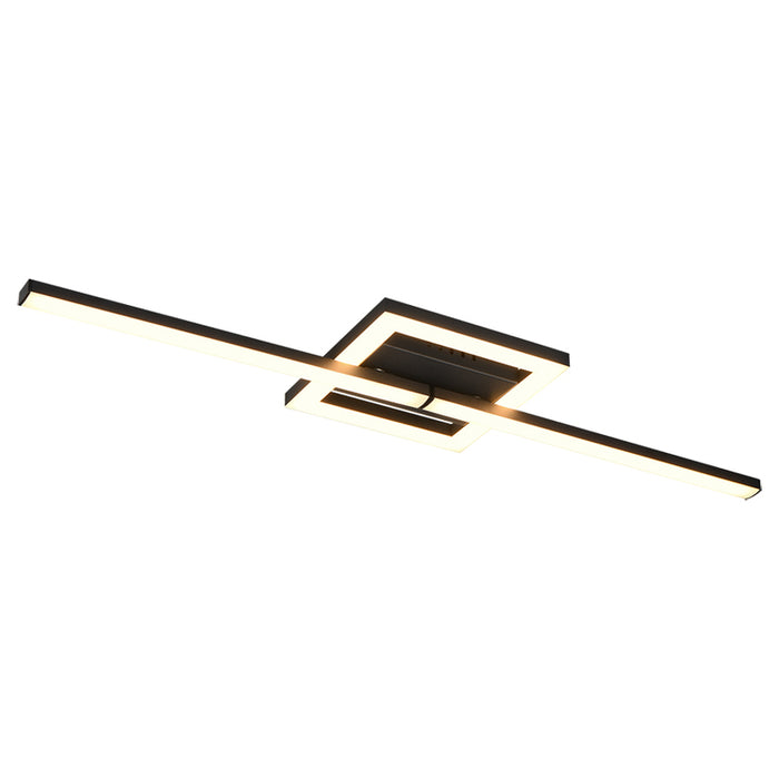 LED CEILING LAMP 17W 1860LM 3000K BLACK REALITY VIALE