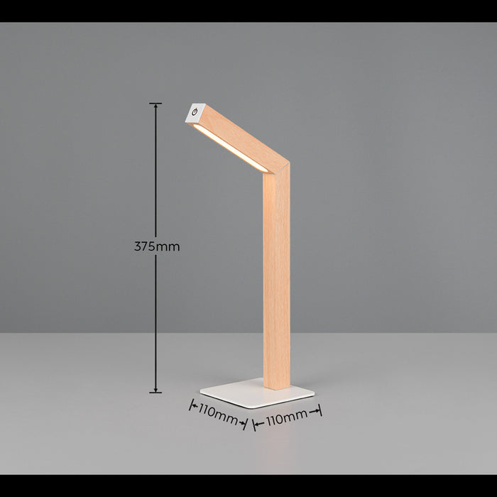 LED DESK LAMP 2W 185LM WOOD REALITY SKIP