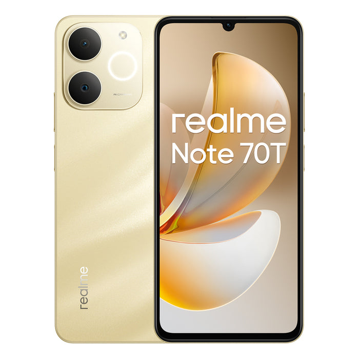Smartphone Realme NOTE 70T 4 GB RAM 256 GB 6,74" Unisoc Golden