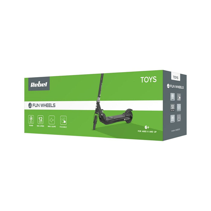 Electric Scooter Rebel ZAB0031BC Black 100 W
