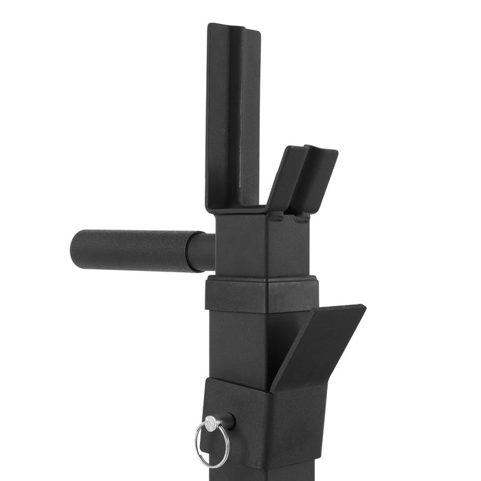 REBEL ACTIVE Adjustable straight training bench with stands
