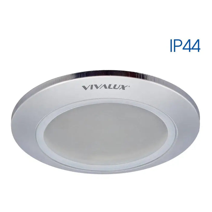 RECESSED MOON CIRCLE G5.3 35W CHROME VIVALUX - Луни<<<Вътрешно осветление<<<Осветление<<<Praktiker&&&Луни<<<Вътрешно