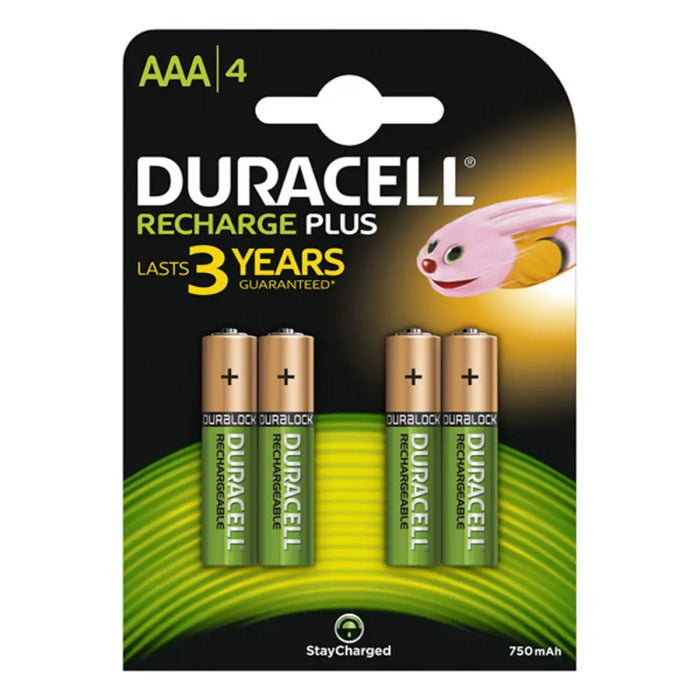 Rechargeable Batteries DURACELL 05000394090231 - Електроника Батерии<<<Компютри| Електроника<<<BigBuy&&&Зареждащи се