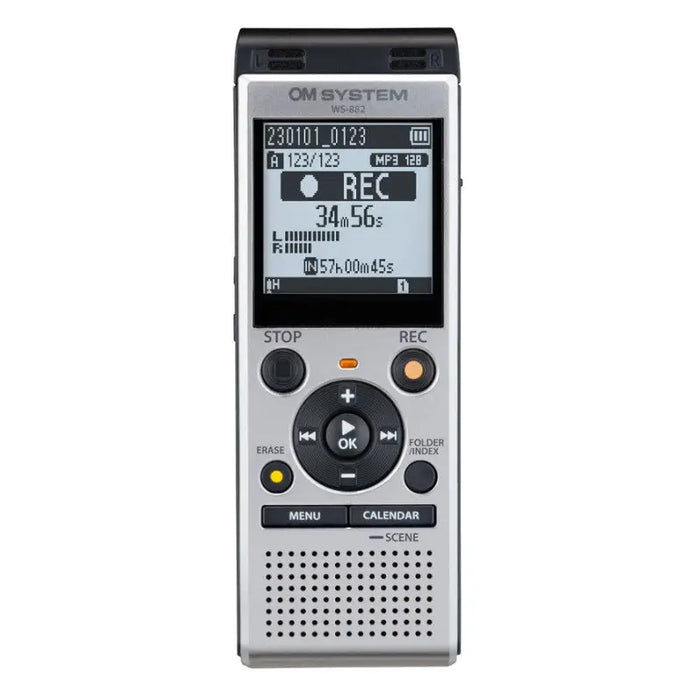 RECORD PHONE WS-882 OLYMPUS - SILVER - Диктофони<<<Аудио продукти<<<AmperelB2B&&&SecureDigital flash