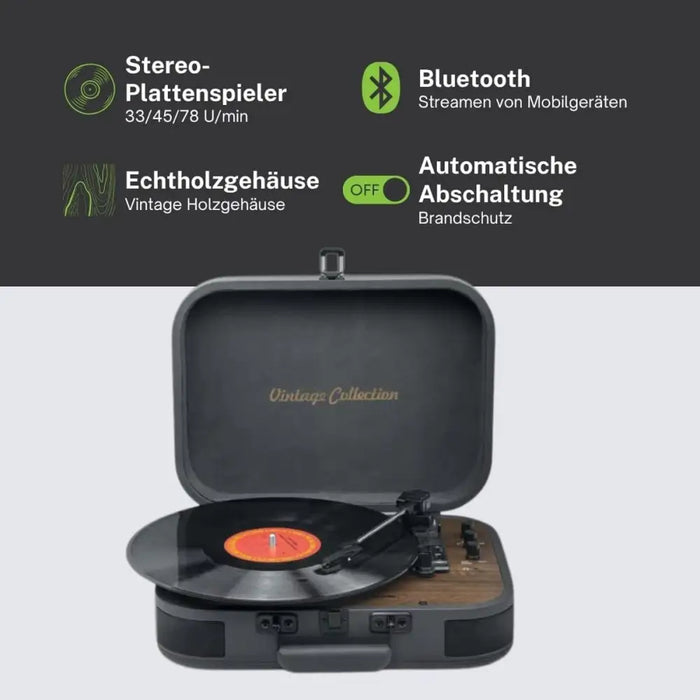 Record Player Muse MT207DGB - Електроника Звук<<<Компютри| Електроника<<<BigBuy&&&Грамофон<<<Електроника