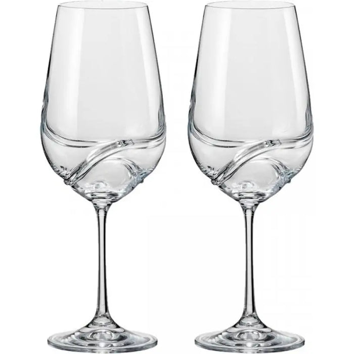 RED WINE GLASS 550ML 2PCS TURBULENCE BOHEMIA - Сервизи чаши и чинии<<<Домашни потреби<<<Кухня<<<Praktiker