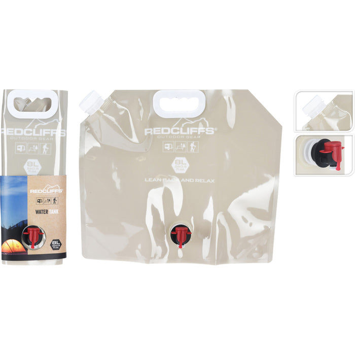 FOLDABLE WATER TUBE 8L REDCLIFFS OUTDOOR CY5656280