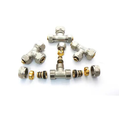 REDUCER FOR RADIATOR TRIPLE Ф20ФФ16ФФ20 JOZI - Фитинги и аксесоари за отопление<<<Отоплителна инсталация<<<Отопление